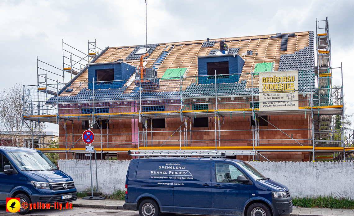 26.04.2023 - Burgfotos von der Baustell Niederalmstraße 16 in Neuperlach